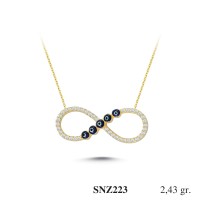 Silver    necklace    with    pendant                                     SNZ223-925K