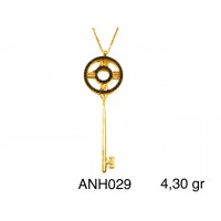 Silver    necklace    with    pendant                                          ANH029-925K