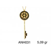 Silver    necklace    with    pendant                                          ANH031-925K