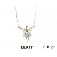 Silver    necklace    with    pendant                                     MLK111-925K