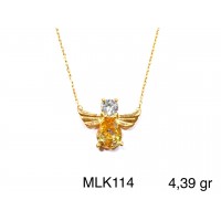 Silver    necklace    with    pendant                                     MLK114-925K