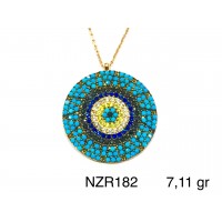 Silver    necklace    with    pendant                                     NZR182-925K