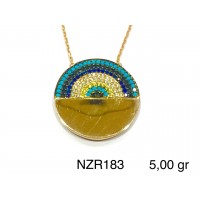 Silver    necklace    with    pendant                                     NZR183-925K