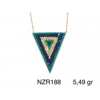 Silver    necklace    with    pendant                                     NZR188-925K