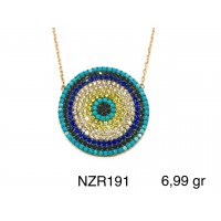 Silver    necklace    with    pendant                                     NZR191-925K
