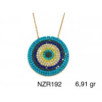 Silver    necklace    with    pendant                                     NZR192-925K