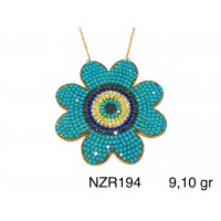 Silver    necklace    with    pendant                                     NZR194-925K