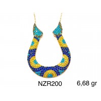 Silver    necklace    with    pendant                                     NZR200-925K