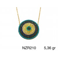 Silver    necklace    with    pendant                                     NZR210-925K