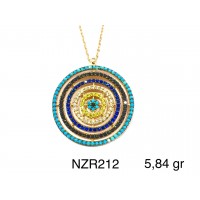Silver    necklace    with    pendant                                     NZR212-925K