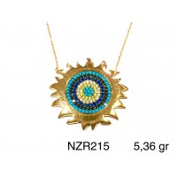 Silver    necklace    with    pendant                                     NZR215-925K
