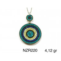 Silver    necklace    with    pendant                                     NZR220-925K