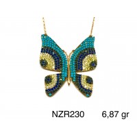 Silver    necklace    with    pendant                                     NZR230-925K