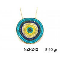 Silver    necklace    with    pendant                                     NZR242-925K