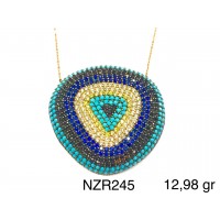 Silver    necklace    with    pendant                                     NZR245-925K