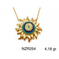 Silver    necklace    with    pendant                                     NZR254-925K