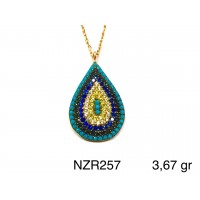 Silver    necklace    with    pendant                                     NZR257-925K