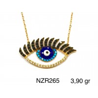 Silver    necklace    with    pendant                                     NZR265-925K