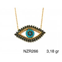 Silver    necklace    with    pendant                                     NZR266-925K