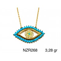 Silver    necklace    with    pendant                                     NZR268-925K