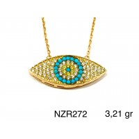 Silver    necklace    with    pendant                                     NZR272-925K