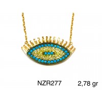 Silver    necklace    with    pendant                                     NZR277-925K