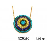 Silver    necklace    with    pendant                                     NZR280-925K