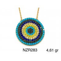 Silver    necklace    with    pendant                                     NZR283-925K