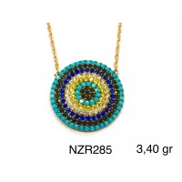 Silver    necklace    with    pendant                                     NZR285-925K