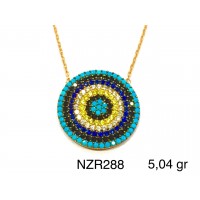Silver    necklace    with    pendant                                     NZR288-925K