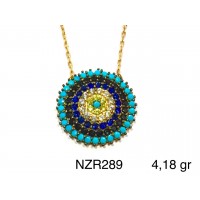 Silver    necklace    with    pendant                                     NZR289-925K
