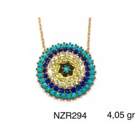 Silver    necklace    with    pendant                                     NZR294-925K