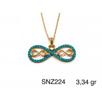 Silver    necklace    with    pendant                                     SNZ224-925K