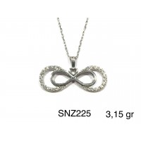 Silver    necklace    with    pendant                                     SNZ225-925K