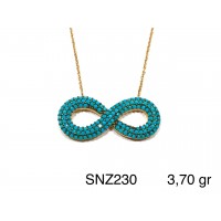 Silver    necklace    with    pendant                                     SNZ230-925K