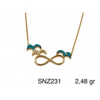 Silver    necklace    with    pendant                                     SNZ231-925K
