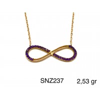 Silver    necklace    with    pendant                                     SNZ237-925K