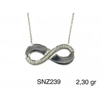 Silver    necklace    with    pendant                                     SNZ239-925K