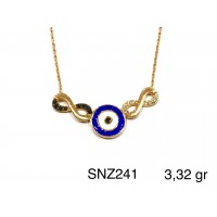 Silver    necklace    with    pendant                                     SNZ241-925K