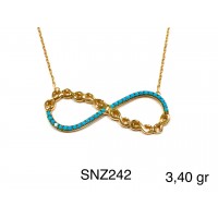 Silver    necklace    with    pendant                                     SNZ242-925K