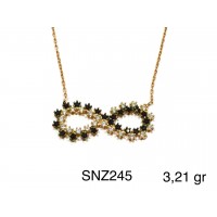 Silver    necklace    with    pendant                                     SNZ245-925K