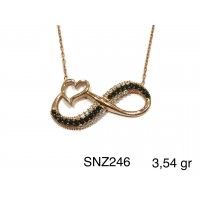 Silver    necklace    with    pendant                                     SNZ246-925K