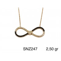 Silver    necklace    with    pendant                                     SNZ247-925K