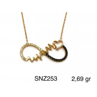 Silver    necklace    with    pendant                                     SNZ253-925K