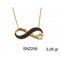 Silver    necklace    with    pendant                                     SNZ256-925K