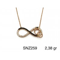 Silver    necklace    with    pendant                                     SNZ259-925K