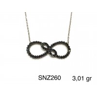 Silver    necklace    with    pendant                                     SNZ260-925K