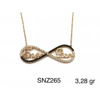 Silver    necklace    with    pendant                                     SNZ265-925K