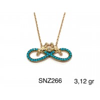 Silver    necklace    with    pendant                                     SNZ266-925K