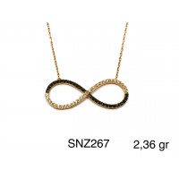 Silver    necklace    with    pendant                                     SNZ267-925K